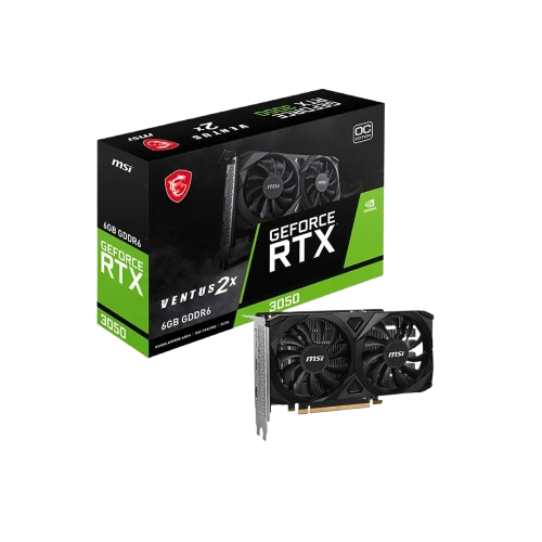 MSI Geforce RTX 3050 Ventus 2X XS 8GB OC Gaming Graphics Card