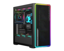 Ant Esports MeshX360 Mid Tower (E-ATX/ATX/M-ATX/M-ITX) Black Cabinet 4x120mm Fans