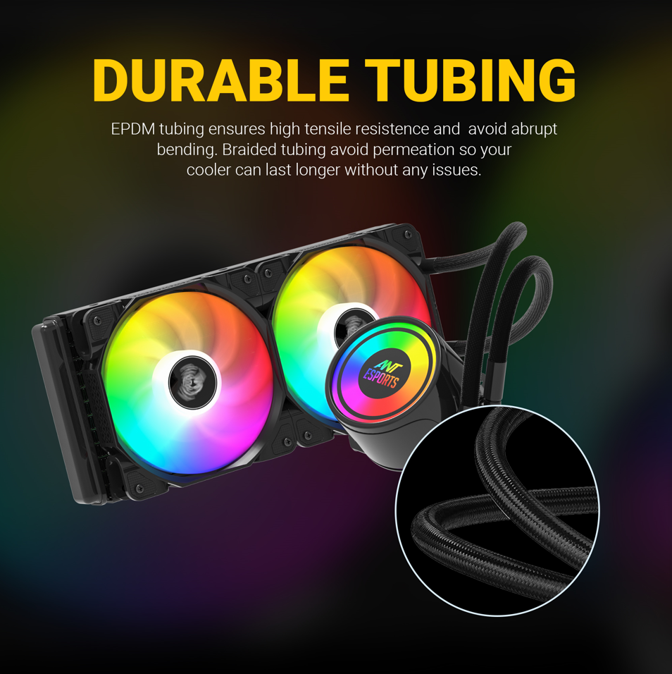 Ant Esports ICE-240 ARGB CPU Liquid Cooler