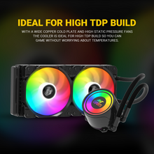 Ant Esports ICE-240 ARGB CPU Liquid Cooler Black