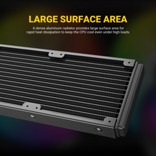 Ant Esports ICE-240 ARGB CPU Liquid Cooler Black