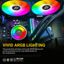 Ant Esports ICE-360 ARGB CPU Liquid Cooler Black