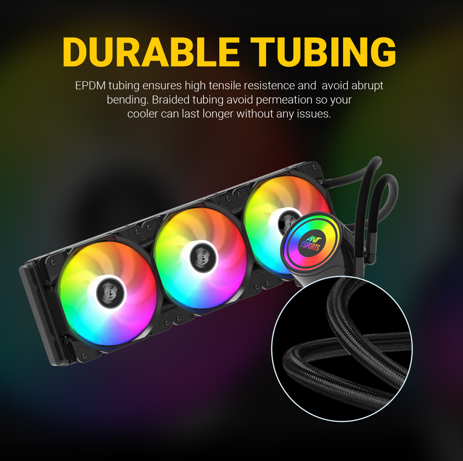 Ant Esports ICE-360 ARGB CPU Liquid Cooler Black