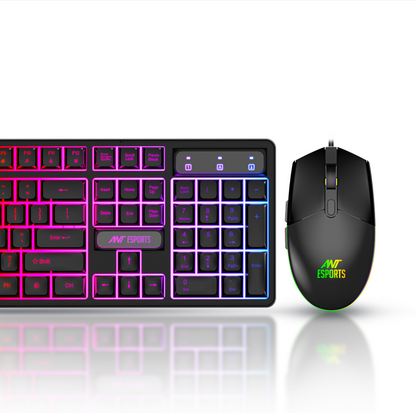 Ant Esports KM1650 Pro Membrane Keyboard wireless Combo black