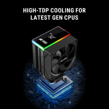 Ant Esports V4 Digital ARGB LGA1851/AM5 Black CPU Air Cooler