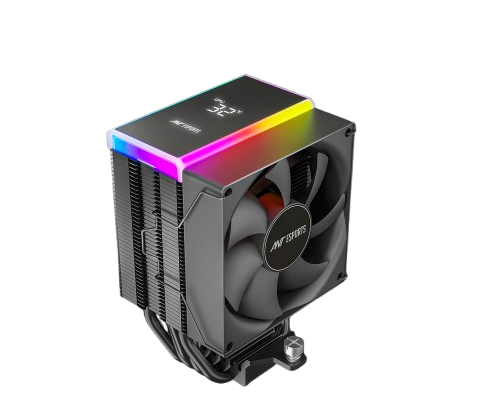 Ant Esports V4 Digital ARGB LGA1851/AM5 Black CPU Air Cooler