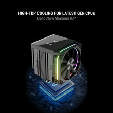 Ant Esports V8 Digital ARGB LGA1851/AM5 Black CPU Air Cooler