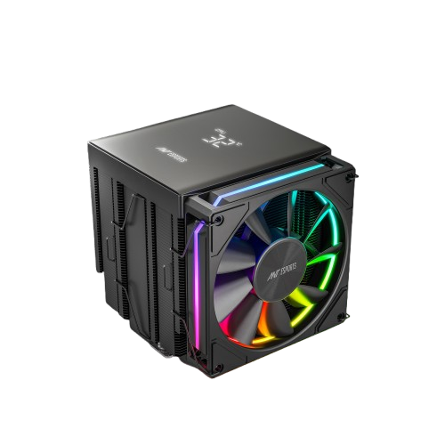 Ant Esports V8 Digital ARGB LGA1851/AM5 Black CPU Air Cooler