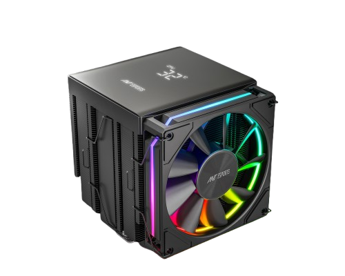 Ant Esports V8 Digital ARGB LGA1851/AM5 Black CPU Air Cooler