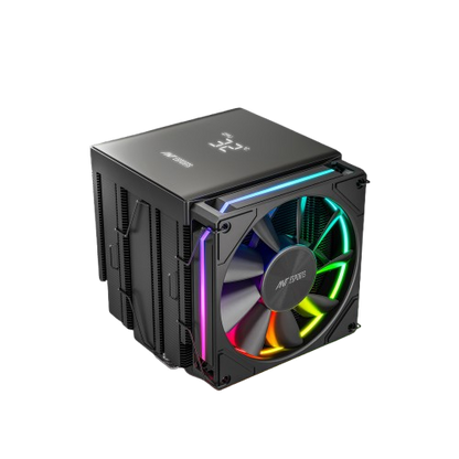 Ant Esports V8 Digital ARGB LGA1851/AM5 Black CPU Air Cooler