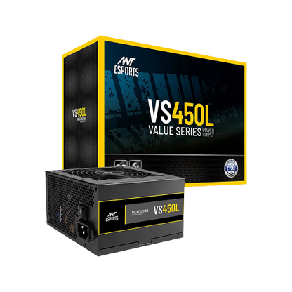 Ant Esports VS450L Value Series 450W Black Power Supply