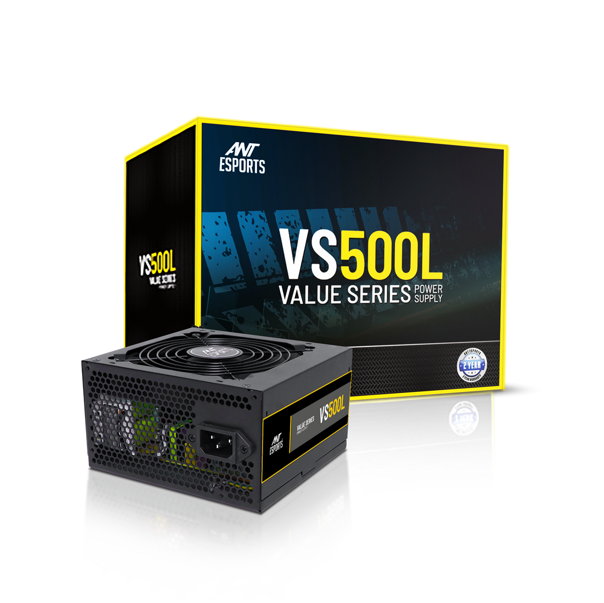 Ant Esports VS500L Value Series 500W Black Power Supply