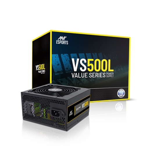 Ant Esports VS500L Value Series 500W Black Power Supply