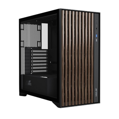 Ant Esports Zen Wood C3 Mid-Tower ATX, Micro-ATX, Mini-ITX Black Cabinet 4x120mm