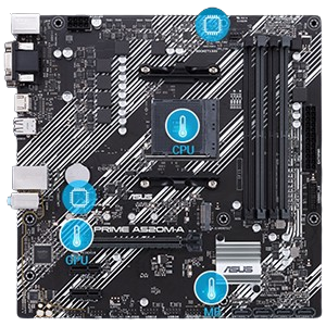 ASUS Prime A520M-K Motherboard