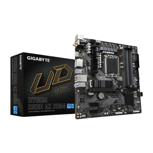 Gigabyte B760M DS3H AX DDR4 (Wi-Fi) Motherboard