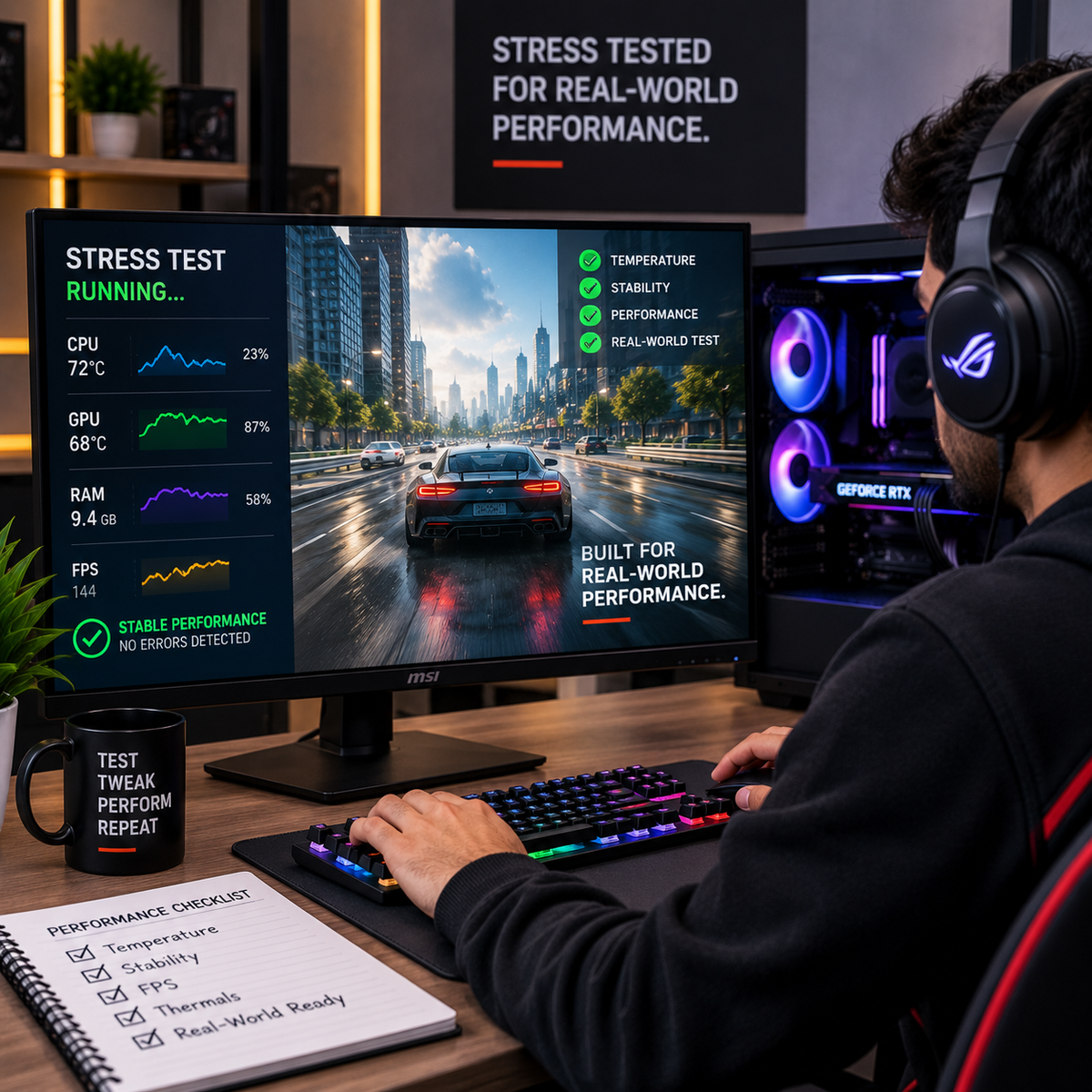 THE PERFORMANCE TEST