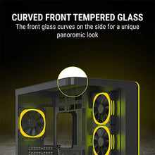 Ant Esports Crystal ARC Mid Tower Black Cabinet