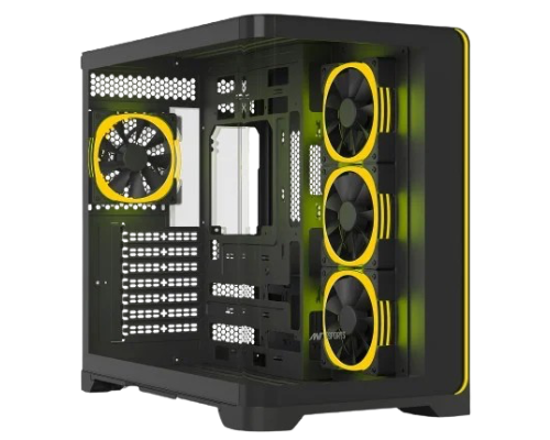 Ant Esports Crystal ARC Mid Tower Black Cabinet