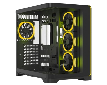 Ant Esports Crystal ARC Mid Tower Black Cabinet