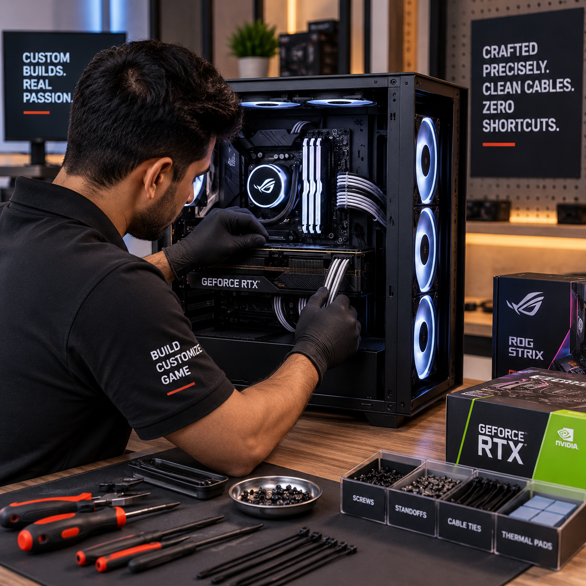 THE CUSTOM BUILD