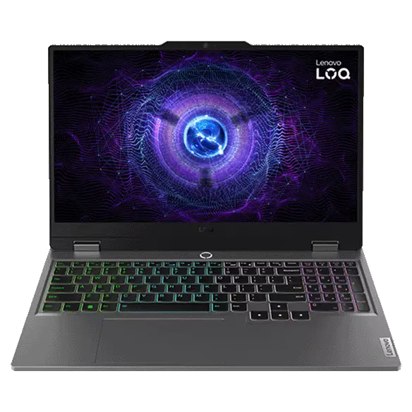 Lenovo LOQ, 12th Gen Intel Core i5 12450HX, RTX 3050-6GB, 16GB RAM, 512GB SSD, FHD, 15.6"/39.6cm, 144Hz, Windows 11, Office 2024, Grey, 2.4Kg, 83GS00PJIN, 3 Mon. Game Pass, Gaming Laptop