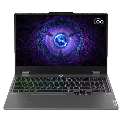 Lenovo LOQ, 12th Gen Intel Core i5 12450HX, RTX 3050-6GB, 16GB RAM, 512GB SSD, FHD, 15.6"/39.6cm, 144Hz, Windows 11, Office 2024, Grey, 2.4Kg, 83GS00PJIN, 3 Mon. Game Pass, Gaming Laptop