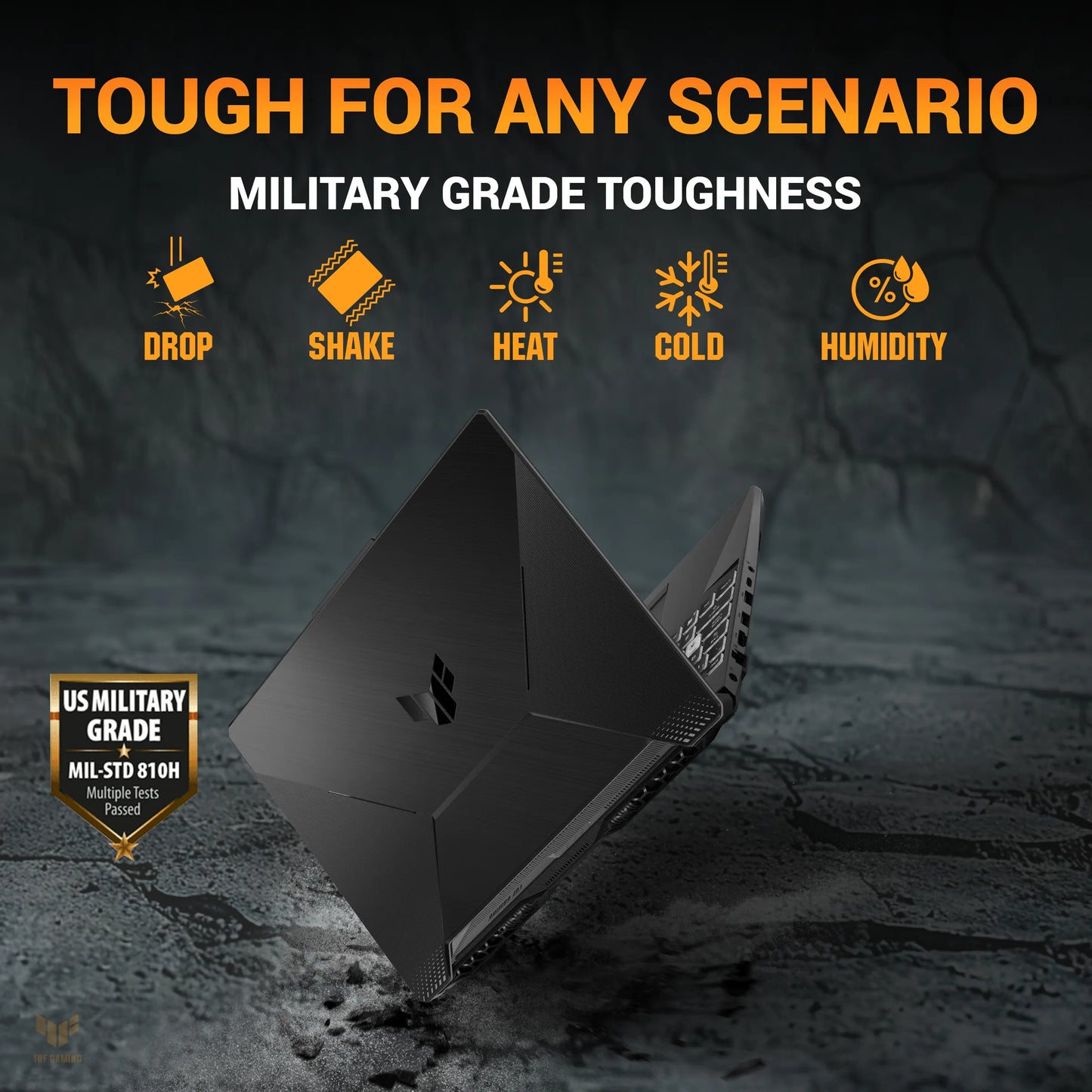 ASUS TUF Gaming A15, Gaming Laptop, AMD Ryzen 7 170 Processor (16GB/512GB/RTX 3050/39.62 cm (15.6) FHD/Windows 11 Home/Office Home 2024 + M365 Basic (1 Year Validity)*) FA506NCQ-HN007WS