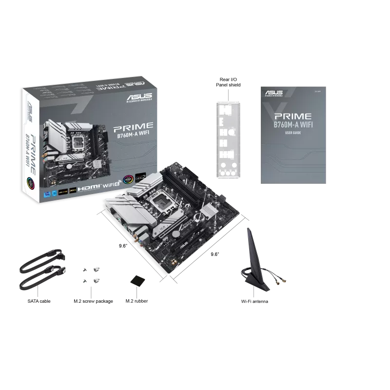 Asus Prime B760M-A WIFI DDR5 M-ATX Motherboard