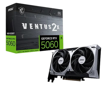 MSI RTX 5060 Ventus 2X OC 8GB GDDR7 Graphics Card
