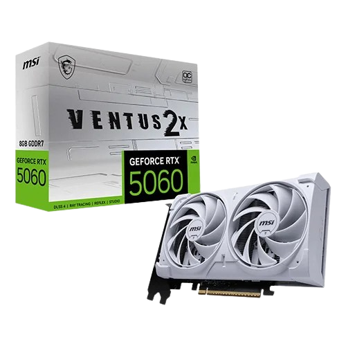 MSI GeForce RTX™ 5060 8G VENTUS 2X OC WHITE