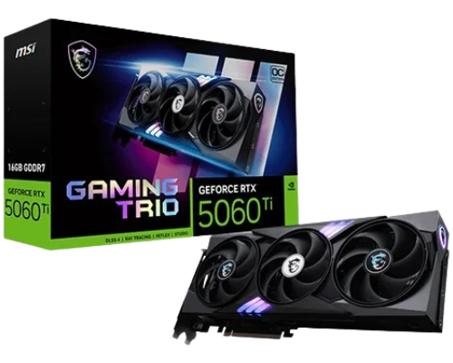 MSI RTX 5060 Ti Gaming Trio OC 16GB GDDR7 Graphics Card