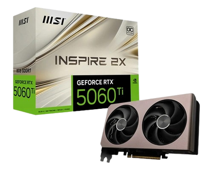 MSI GeForce RTX 5060 Ti 8GB Inspire 2X OC Graphic Card