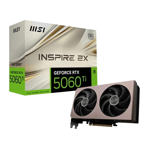 MSI GeForce RTX 5060 Ti 8GB Inspire 2X OC Graphic Card