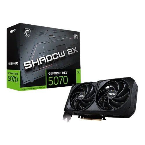 MSI GeForce RTX 5070 12GB SHADOW 2X OC, Graphic Card