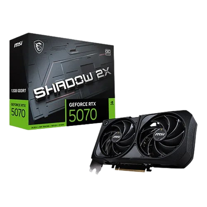 MSI GeForce RTX 5070 12GB SHADOW 2X OC, Graphic Card