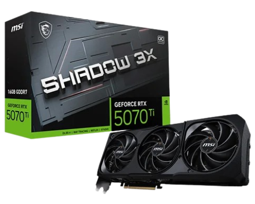 MSI RTX 5070 Ti Shadow 3X OC 16GB GDDR7 Graphics Card