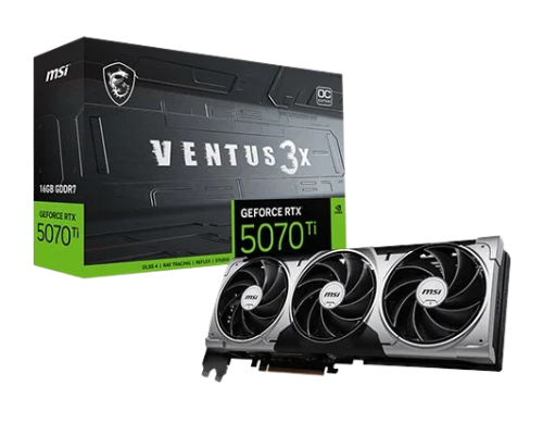 MSI GeForce RTX 5070 Ti 16GB VENTUS 3X OC, Graphic card