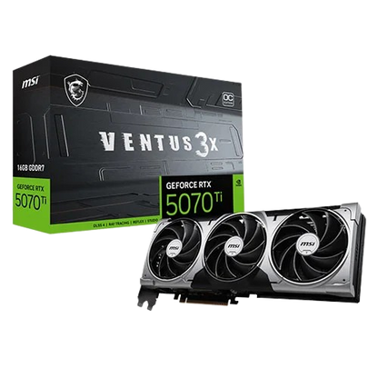 MSI GeForce RTX 5070 Ti 16GB VENTUS 3X OC, Graphic card