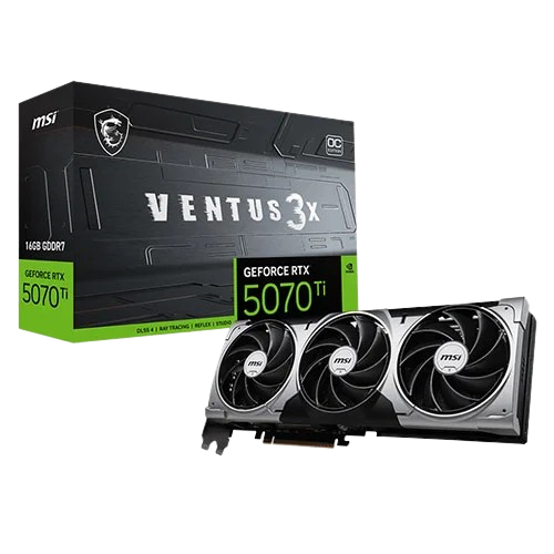MSI GeForce RTX 5070 Ti 16GB VENTUS 3X OC, Graphic card