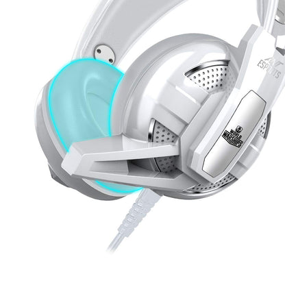 Ant Esports H520W Wired White Gaming Headset 50mm Drivers