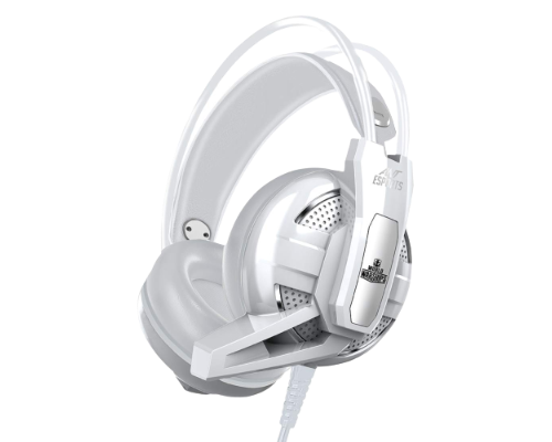 Ant Esports H520W Wired White Gaming Headset 50mm Drivers