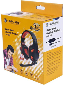 Lapcare LHP-300 Wired Headset  Black