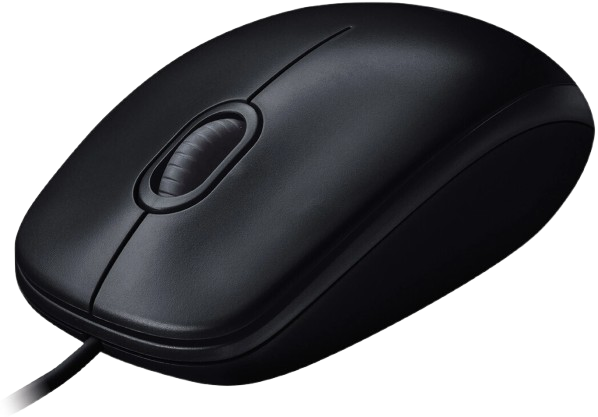 Logitech M90 Wired Mouse, Black