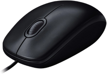 Logitech M90 Wired Mouse, Black