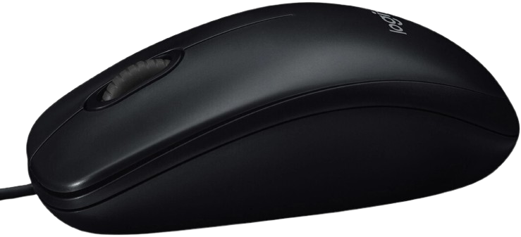 Logitech M90 Wired Mouse, Black