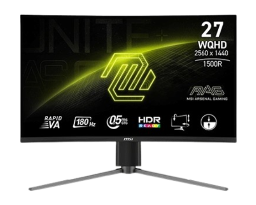 MSI MAG 27CQ6PF 27 Inch WQHD Curved Gaming Monitor