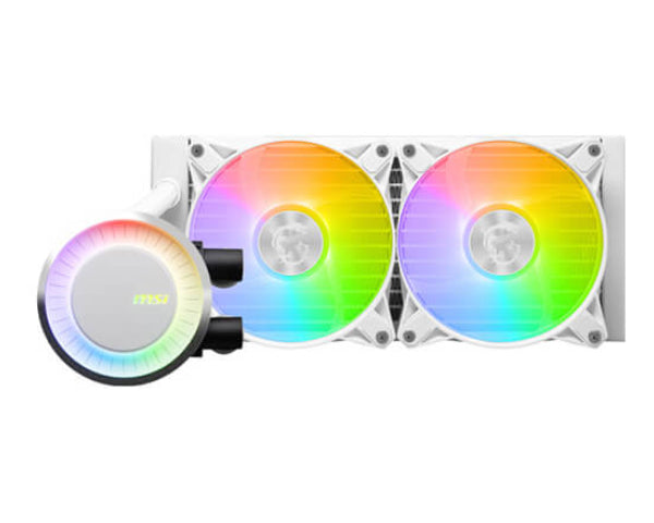 MSI MAG Coreliquid E240 ARGB 240mm CPU Liquid Cooler (White)
