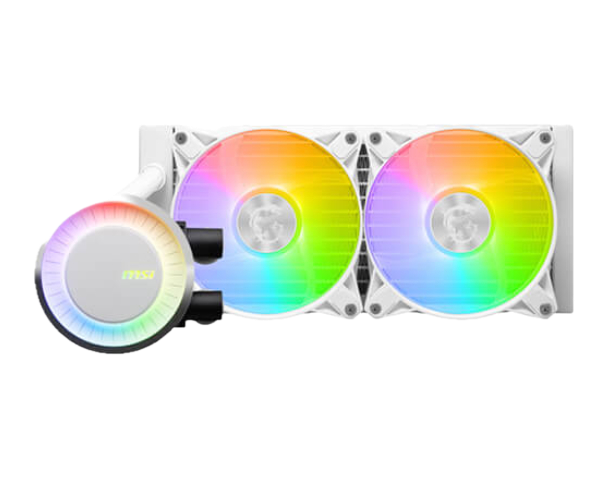 MSI MAG Coreliquid E240 ARGB 240mm CPU Liquid Cooler (White)