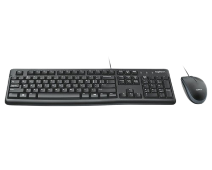 Logitech MK120 Corded Keyboard and Mouse Combo